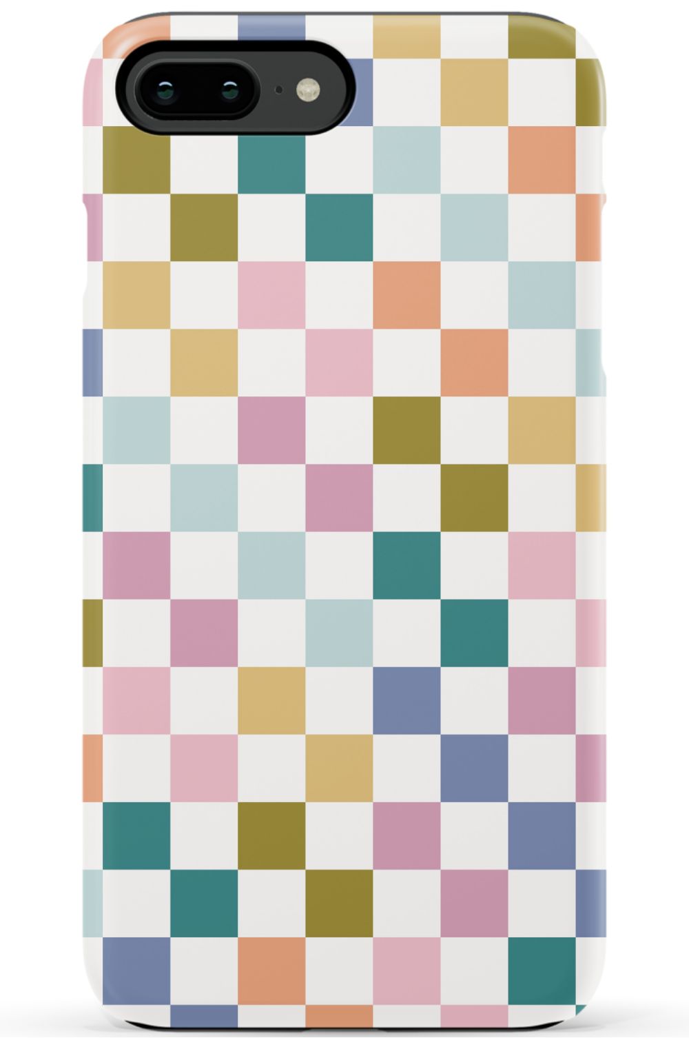 Colored Checkers iPhone Case