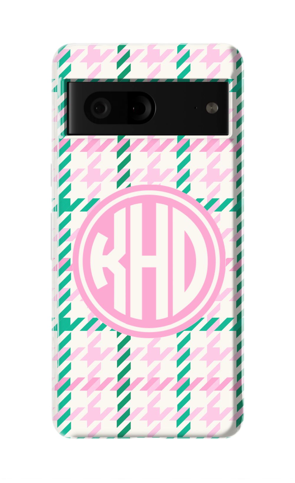 Christmas Houndstooth Monogram