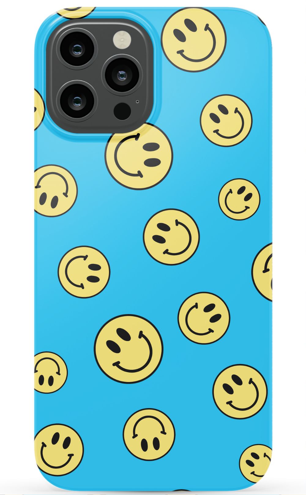 Blue Smiles iPhone Case