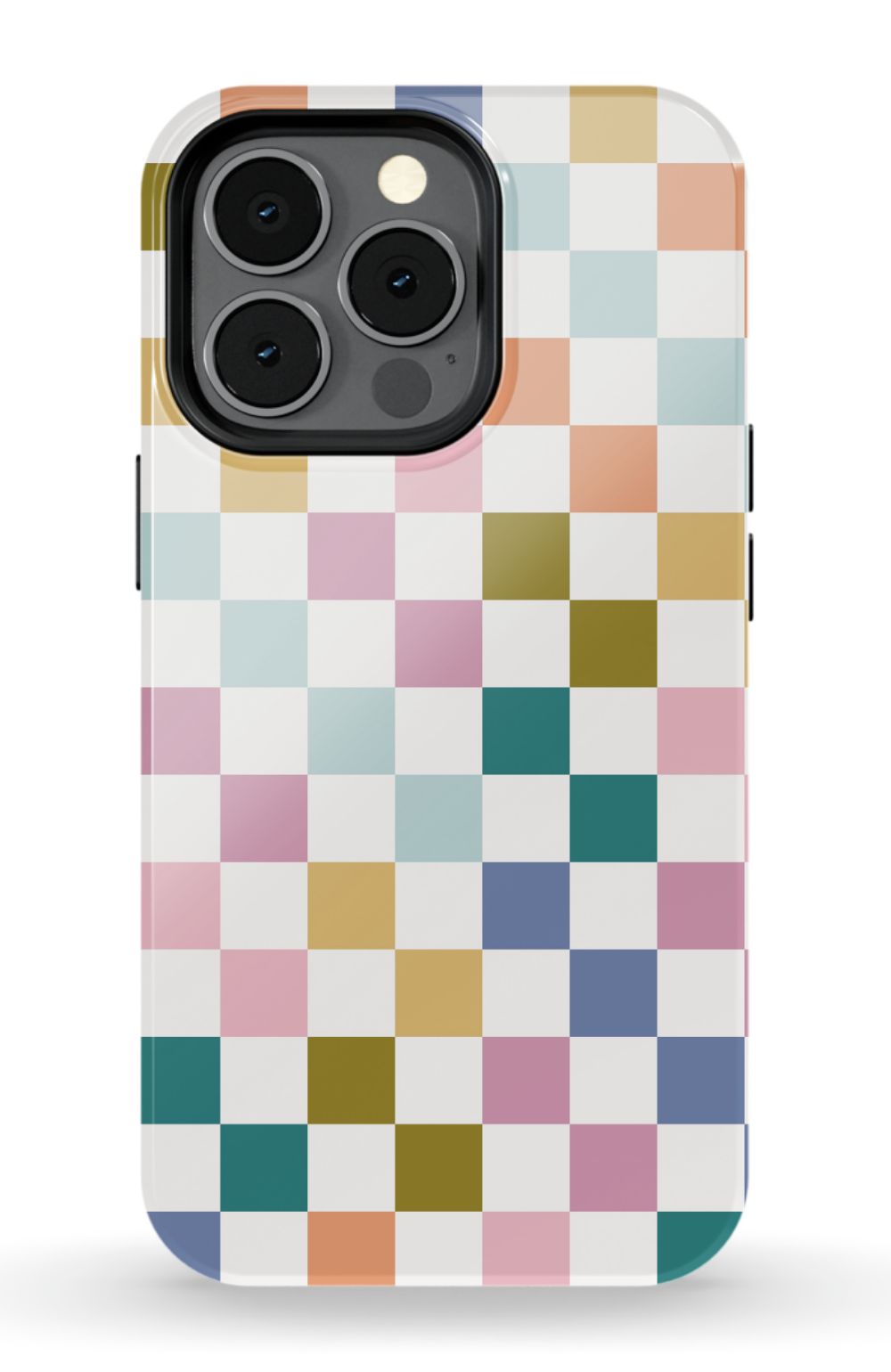 Colored Checkers iPhone Case