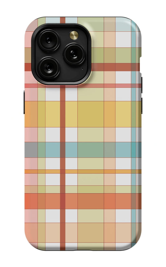 RETRO FALL PLAID Phone Case Admin