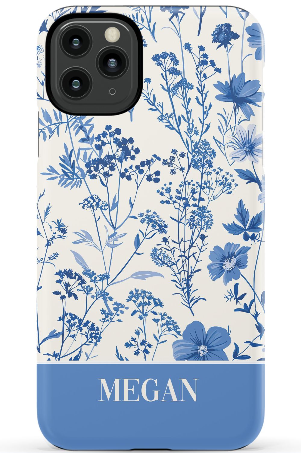 Blue Toile Phone Case