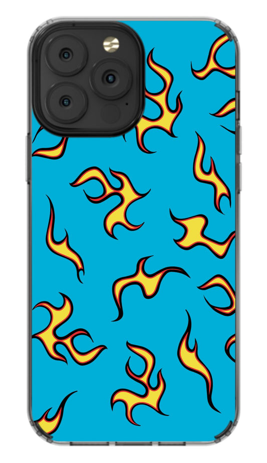 Blue Flames Phone Case