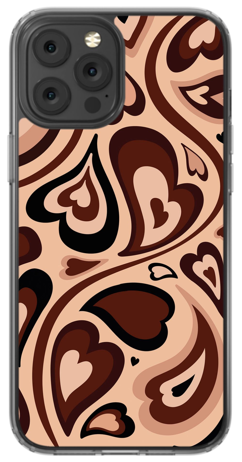 Chocolate Melting Hearts Phone Case