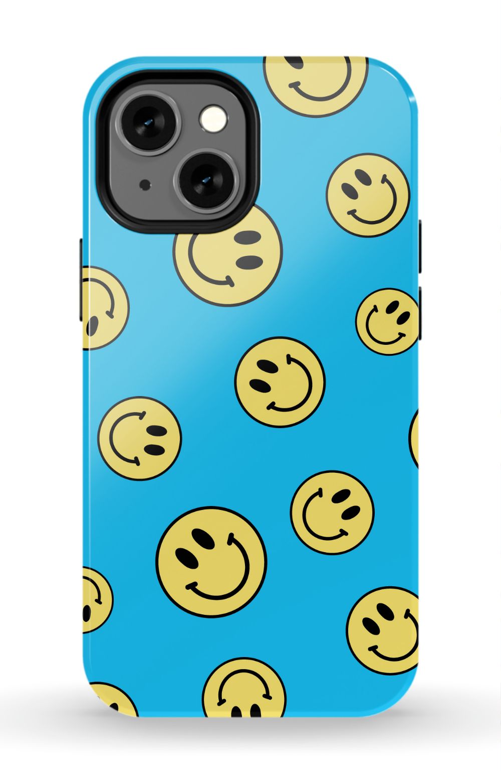 Blue Smiles iPhone Case