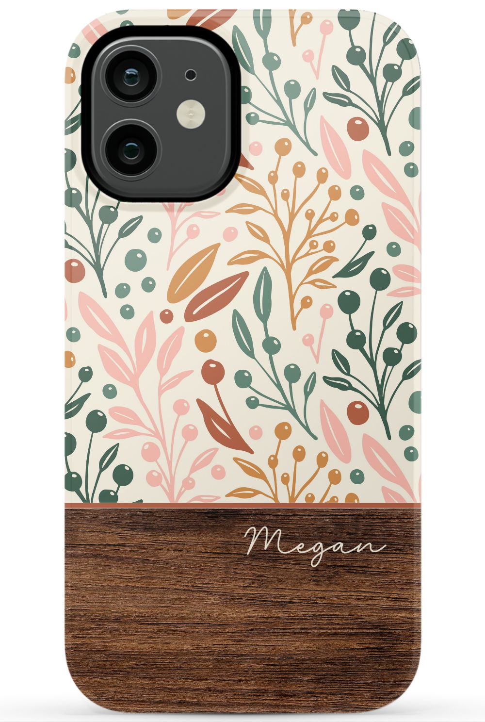 Floral Wood Phone Case