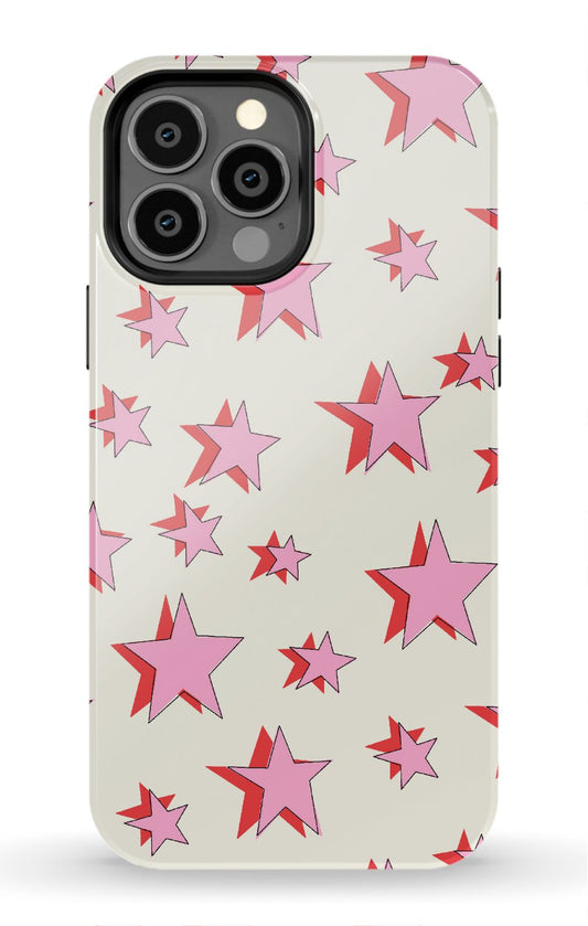 Shooting Pink Stars iPhone Case