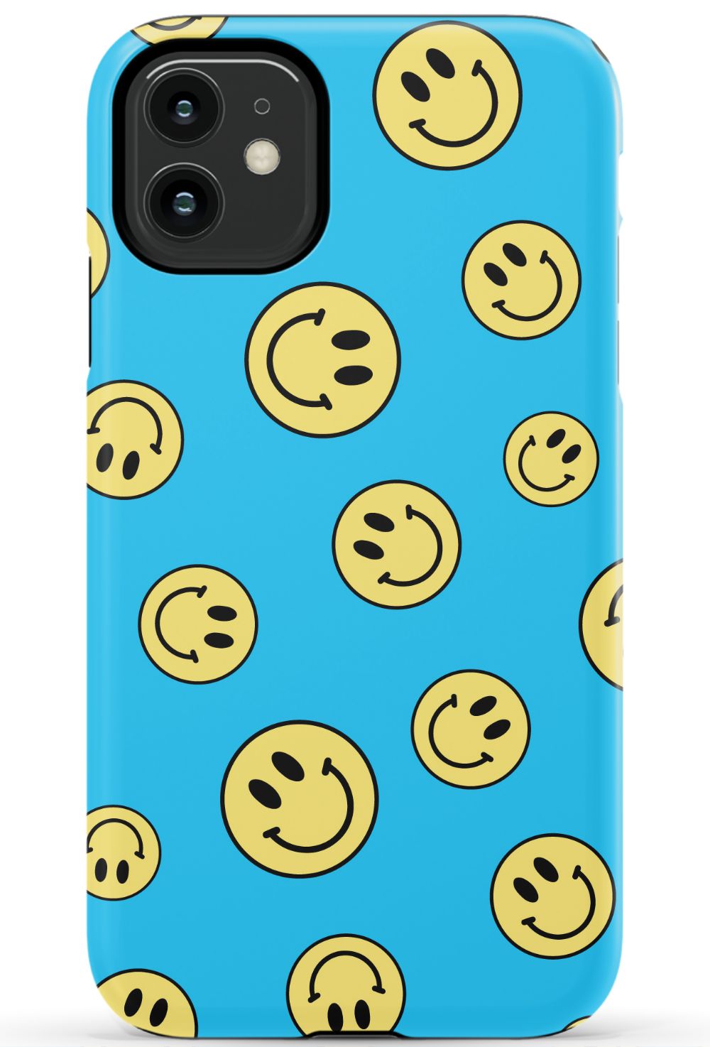 Blue Smiles iPhone Case