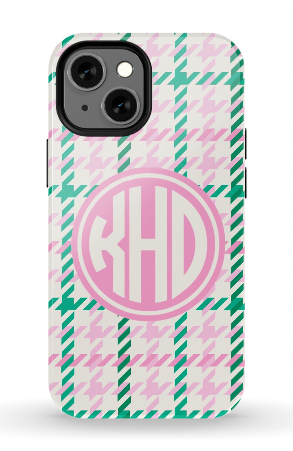Christmas Houndstooth Monogram