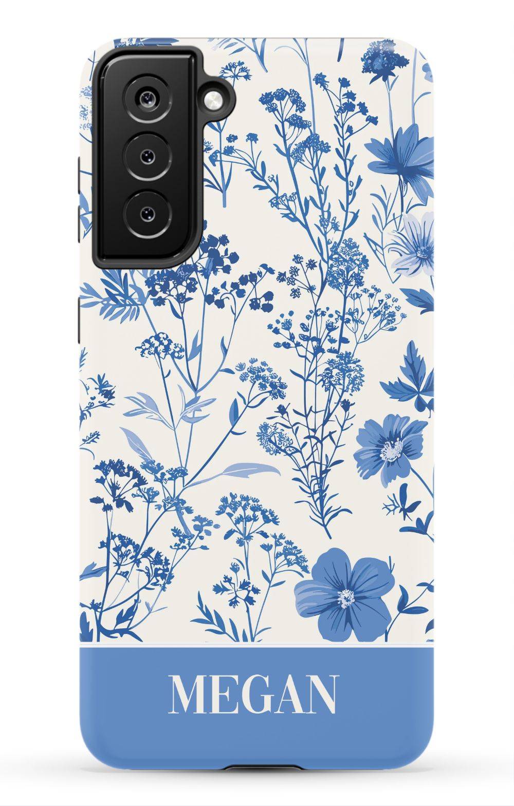 Blue Toile Phone Case