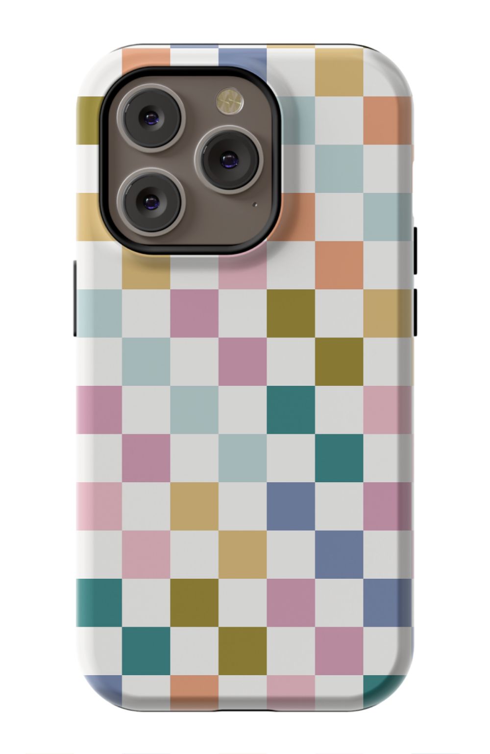 Colored Checkers iPhone Case
