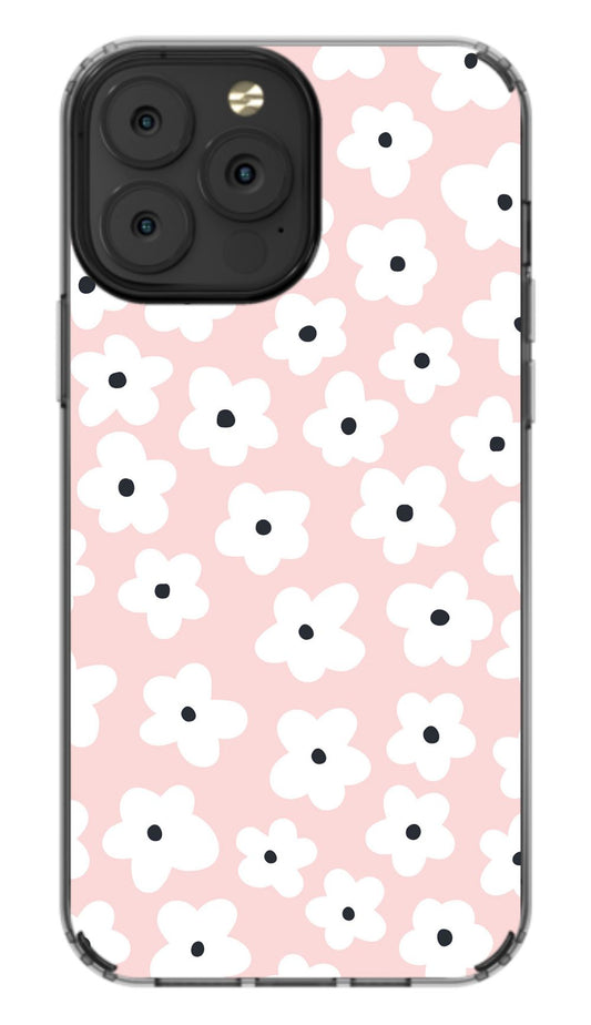 Pink Puffy Flowers Phone Case