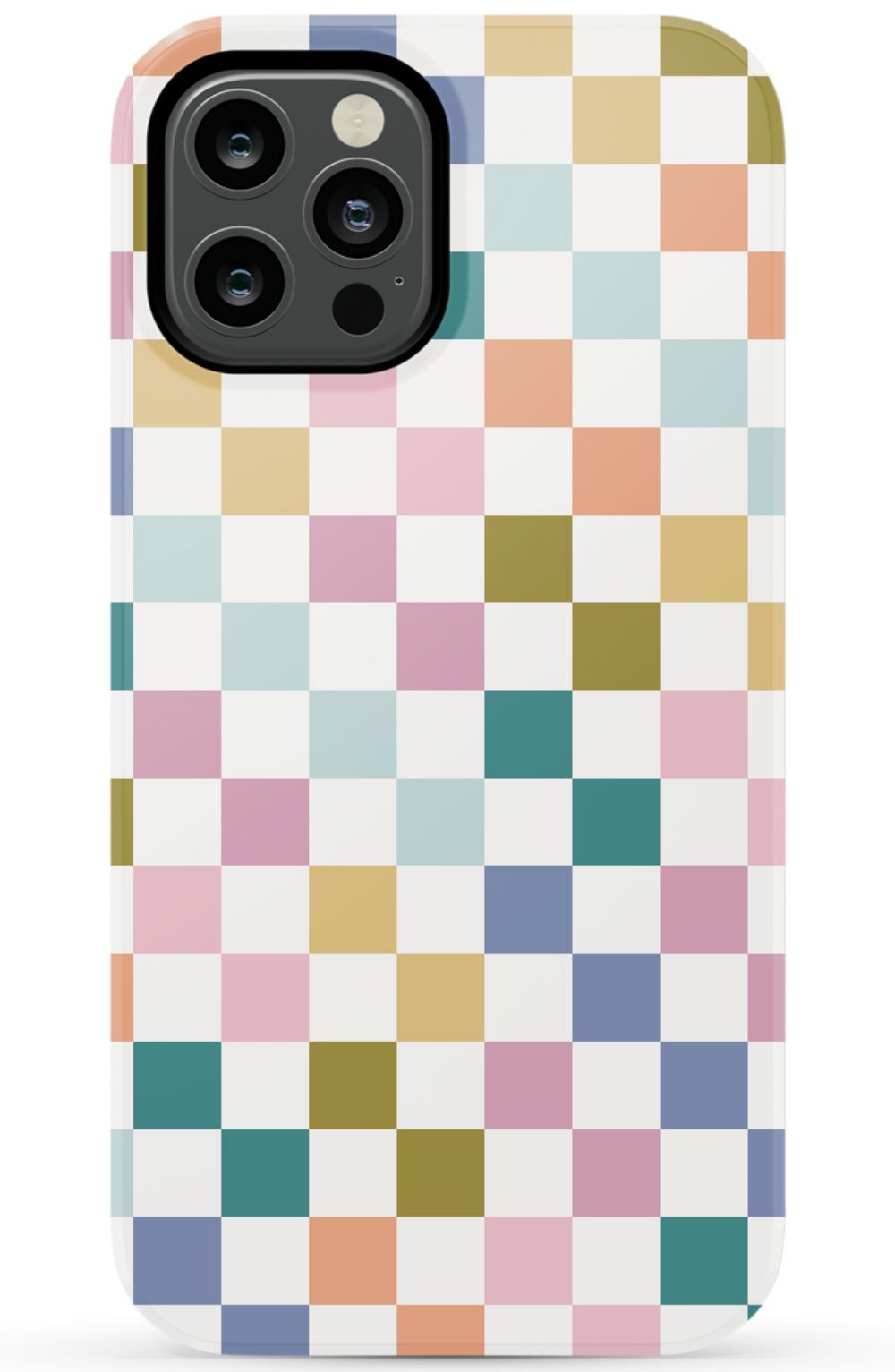 Colored Checkers iPhone Case