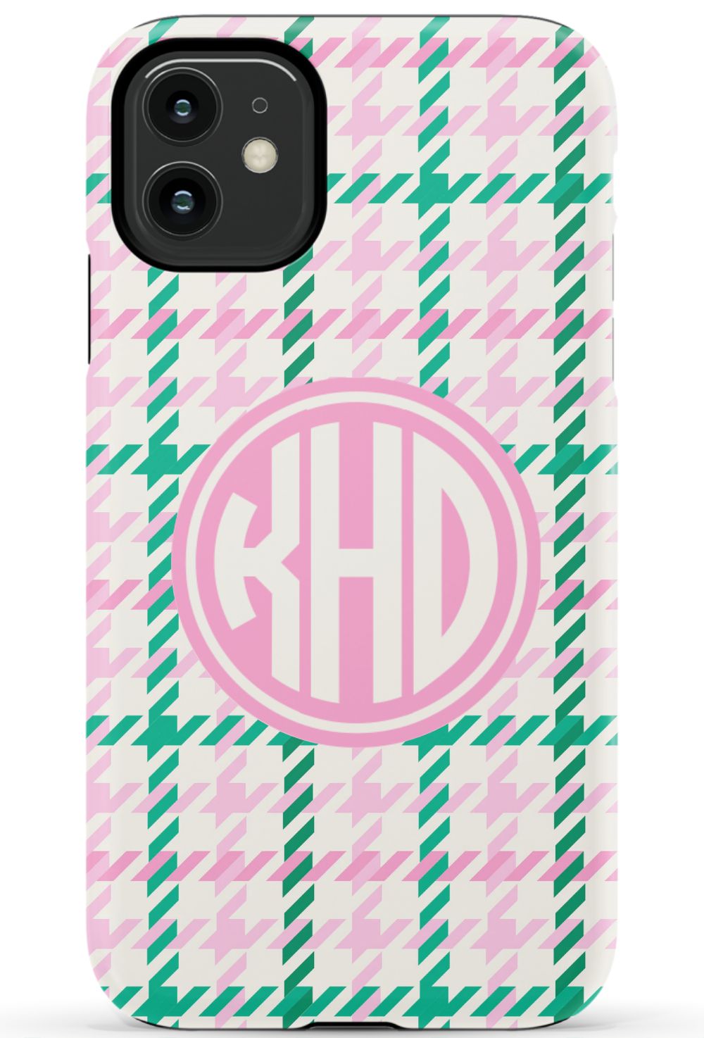 Christmas Houndstooth Monogram
