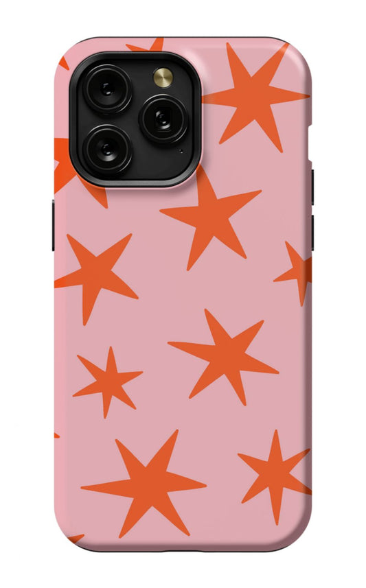 RED WONKY STARS Phone Case Admin