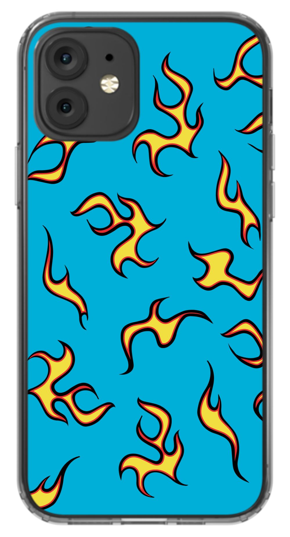 Blue Flames Phone Case