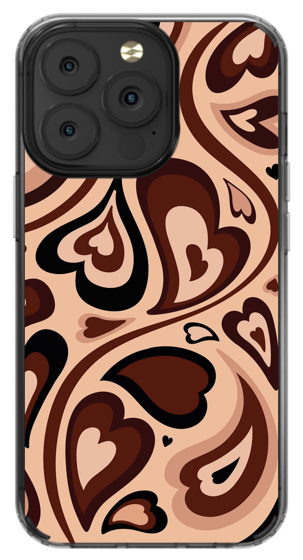 Chocolate Melting Hearts Phone Case