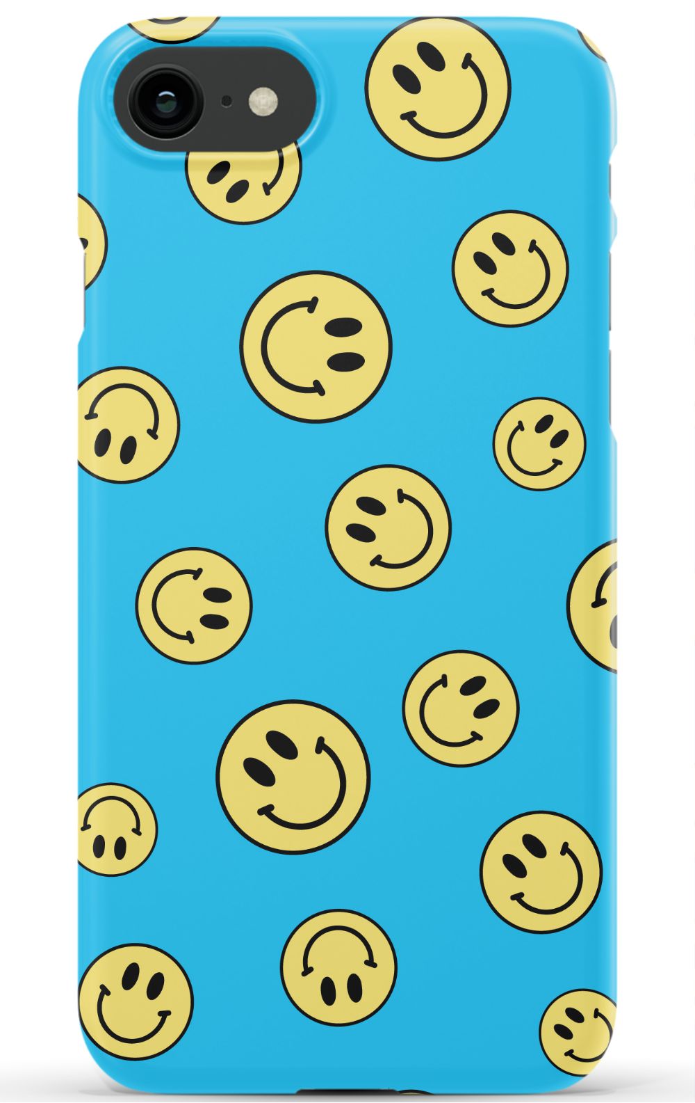 Blue Smiles iPhone Case