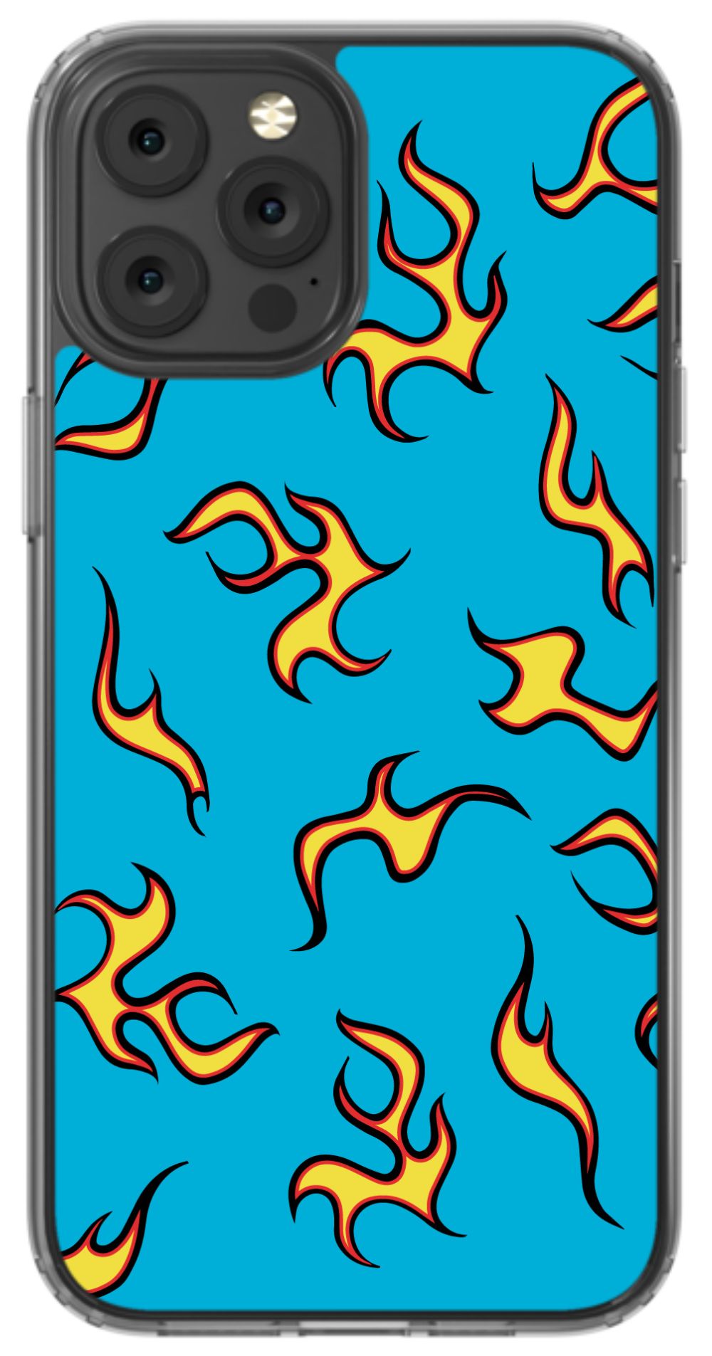 Blue Flames Phone Case