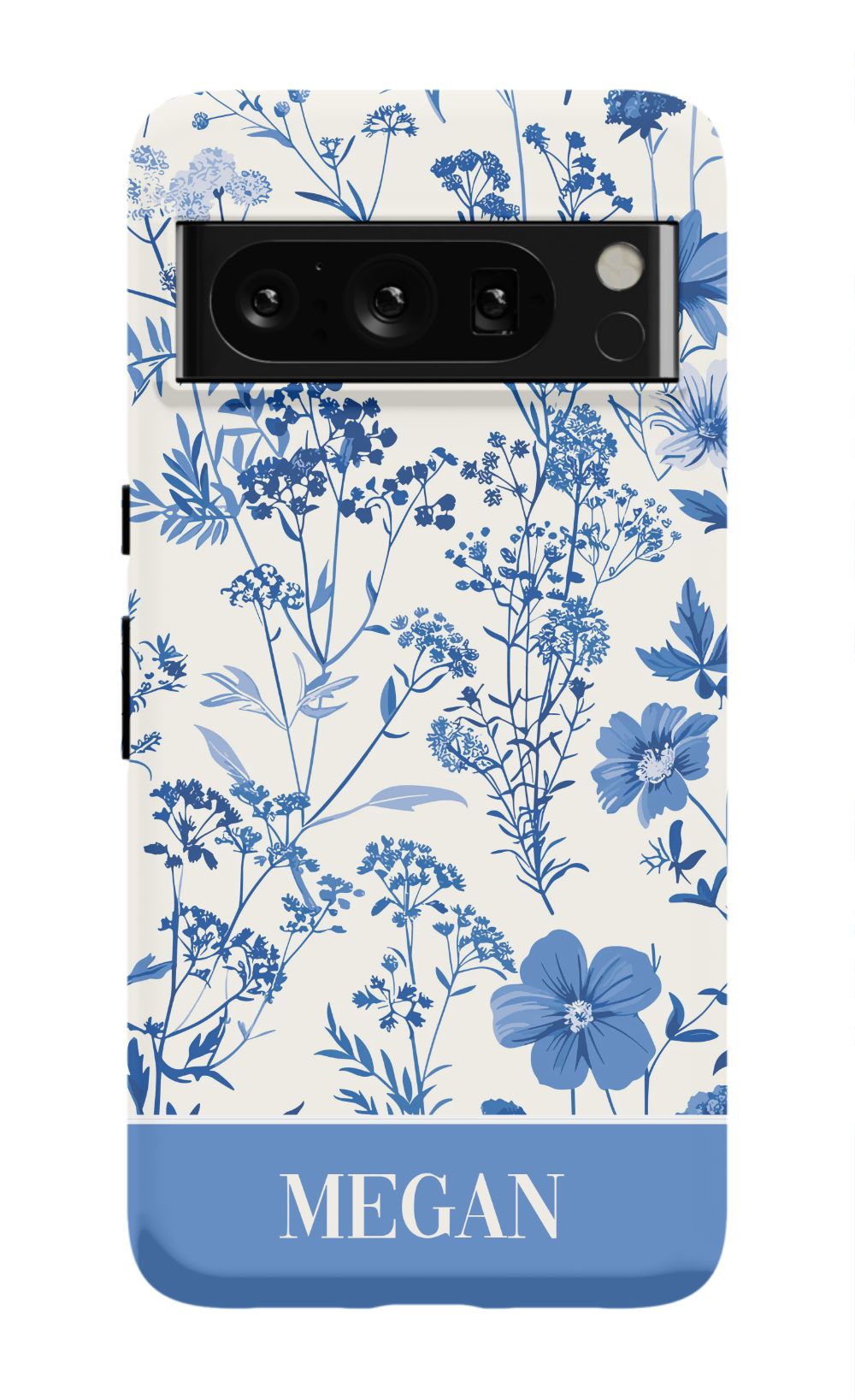 Blue Toile Phone Case