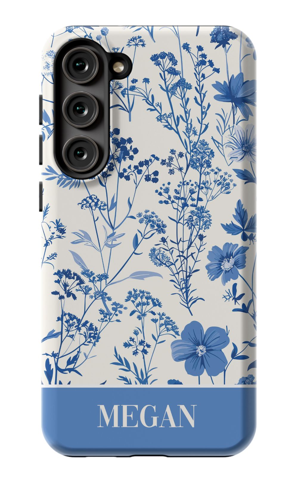 Blue Toile Phone Case
