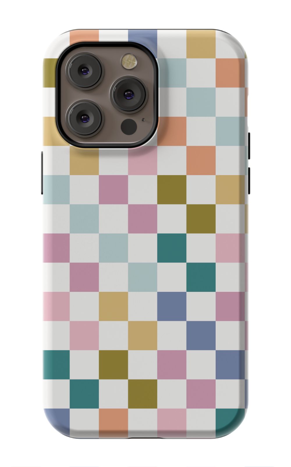 Colored Checkers iPhone Case