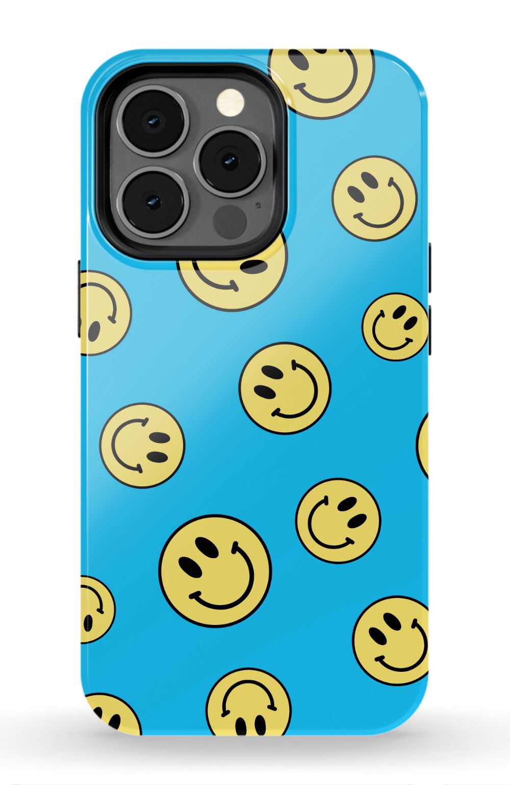 Blue Smiles iPhone Case