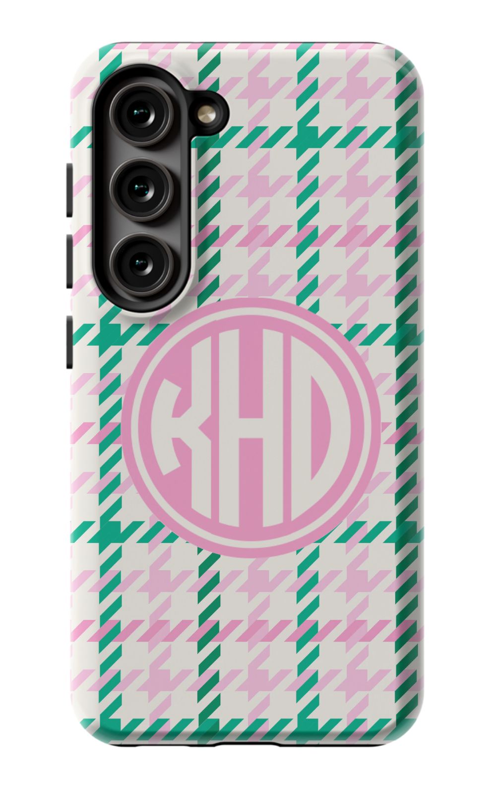 Christmas Houndstooth Monogram