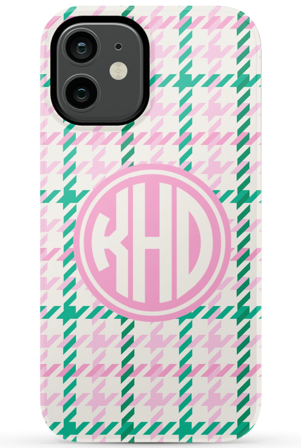 Christmas Houndstooth Monogram