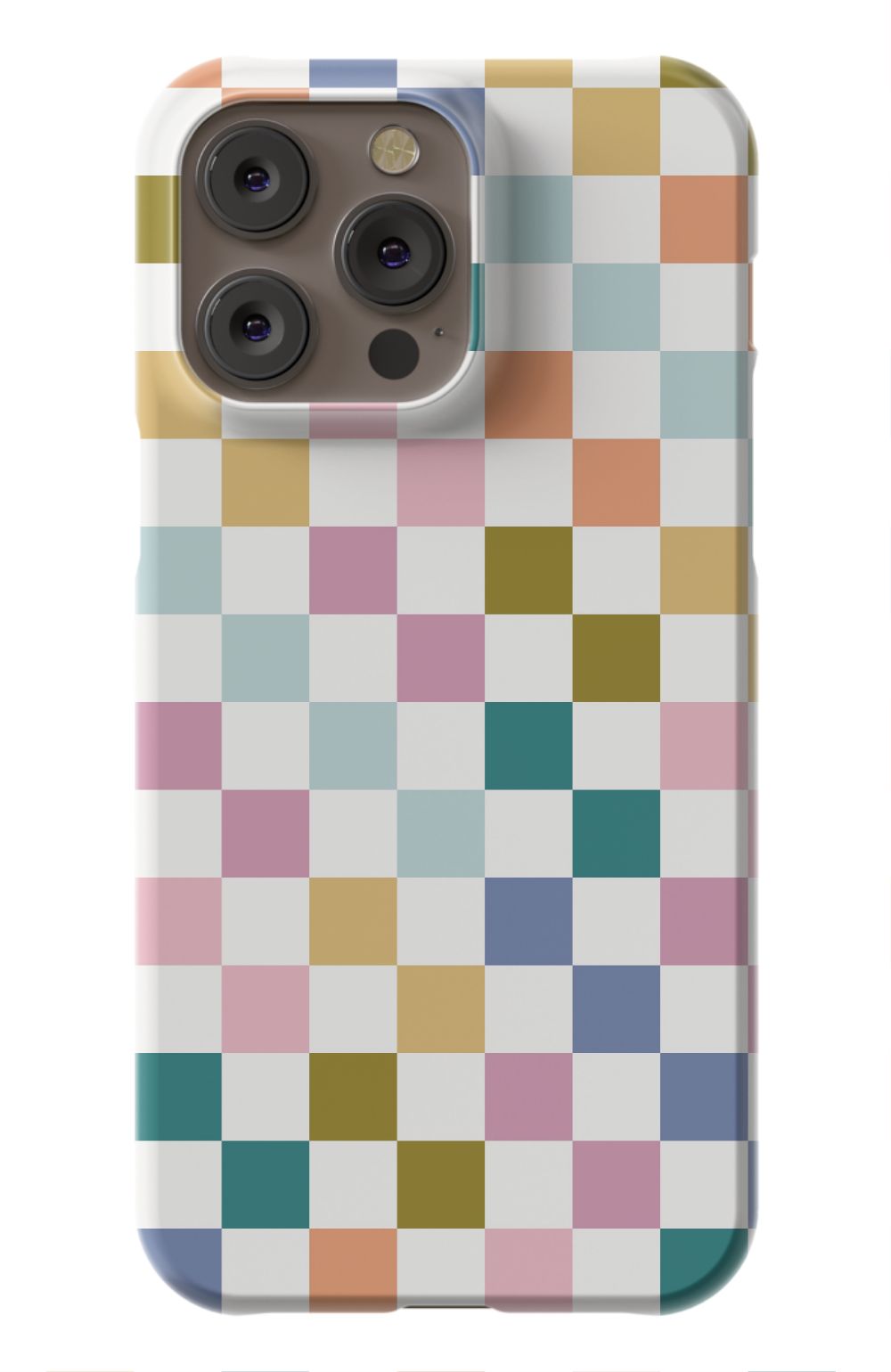 Colored Checkers iPhone Case