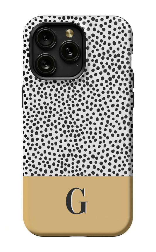 HARVEST GOLD DOTS Phone Case