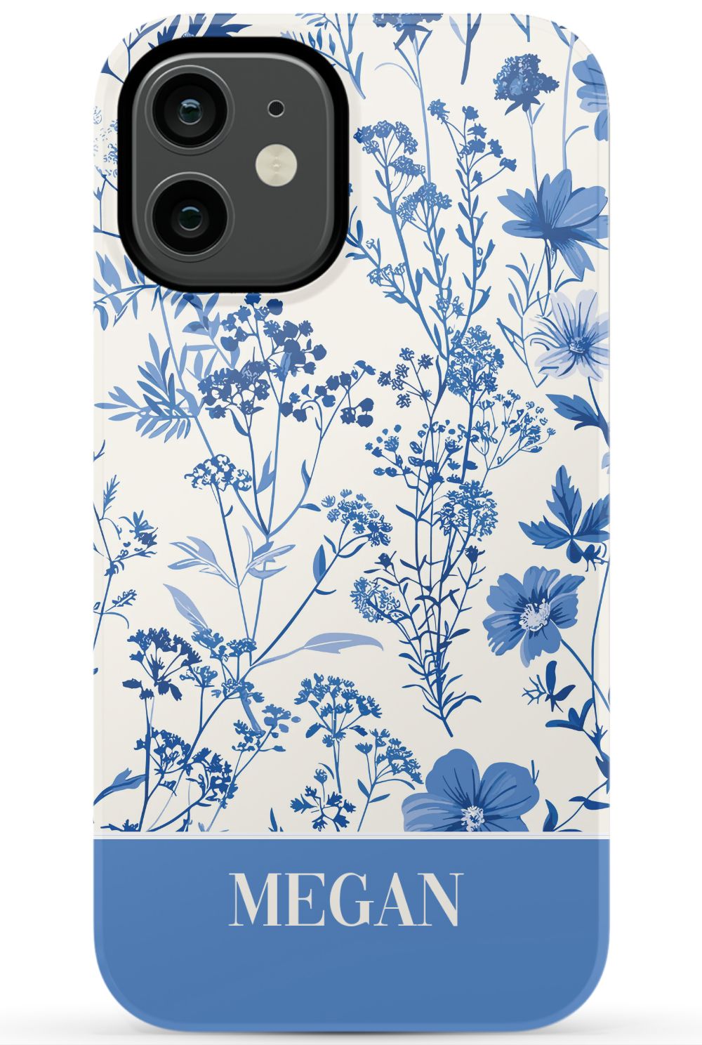 Blue Toile Phone Case