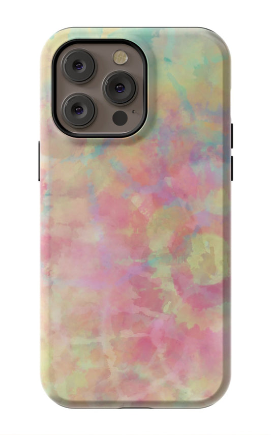 Twilight Pastels Tie Dye iPhone Case
