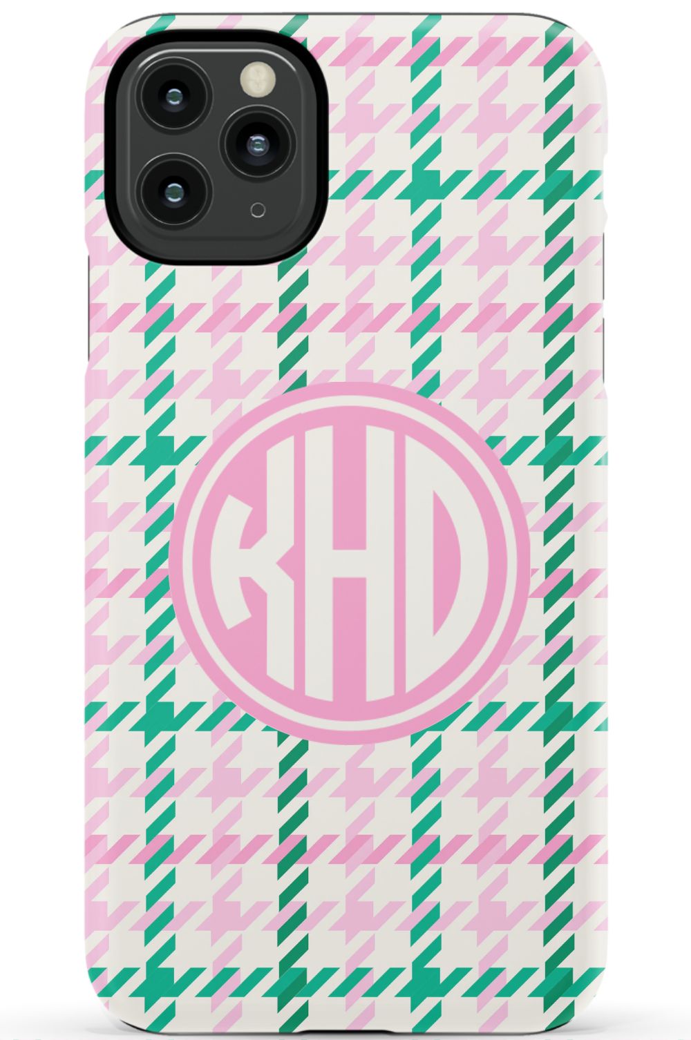 Christmas Houndstooth Monogram