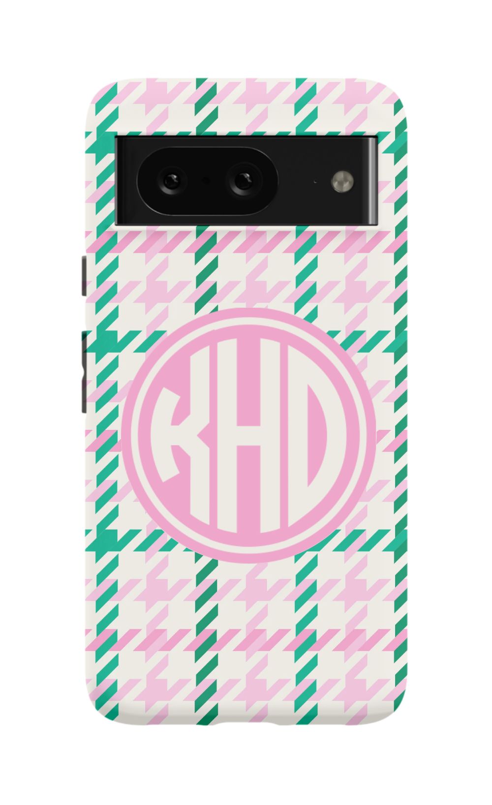 Christmas Houndstooth Monogram