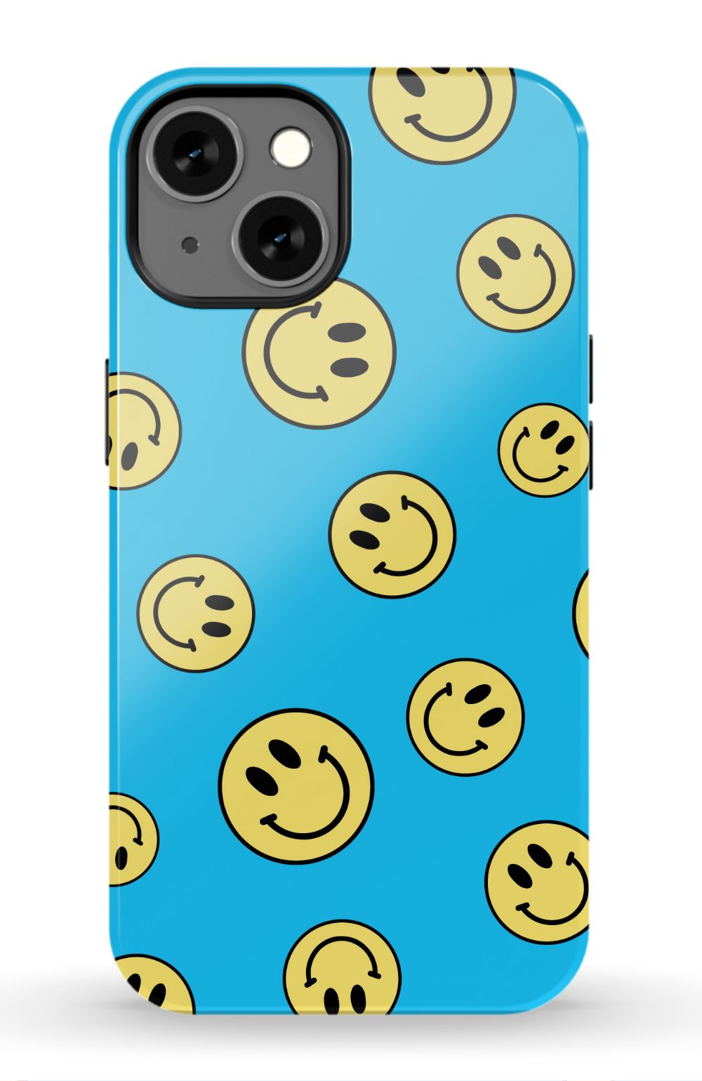 Blue Smiles iPhone Case