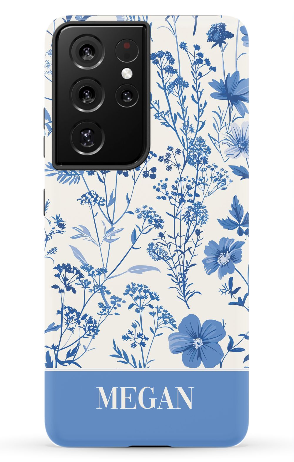 Blue Toile Phone Case