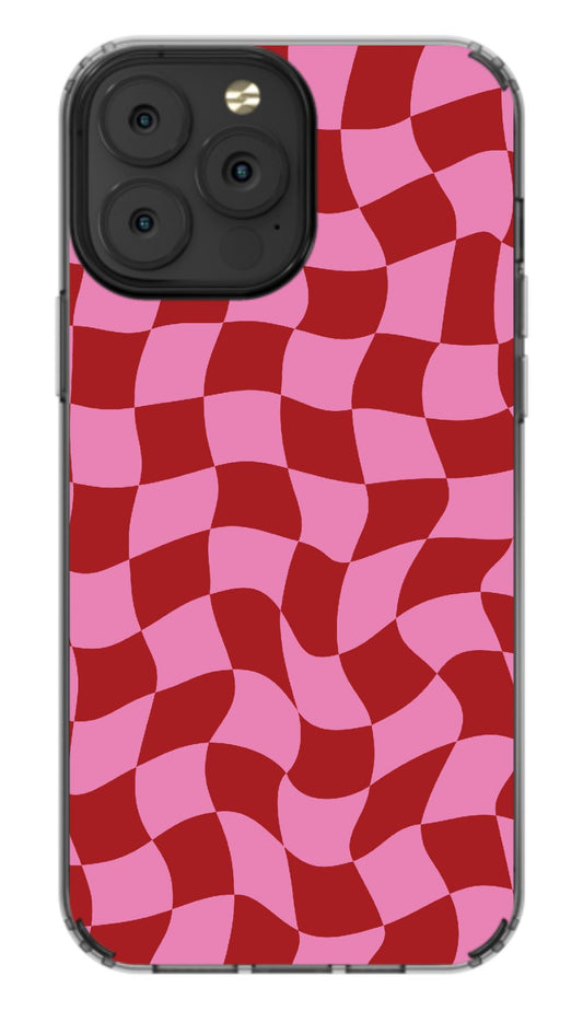 Trippy Checkers Phone Case