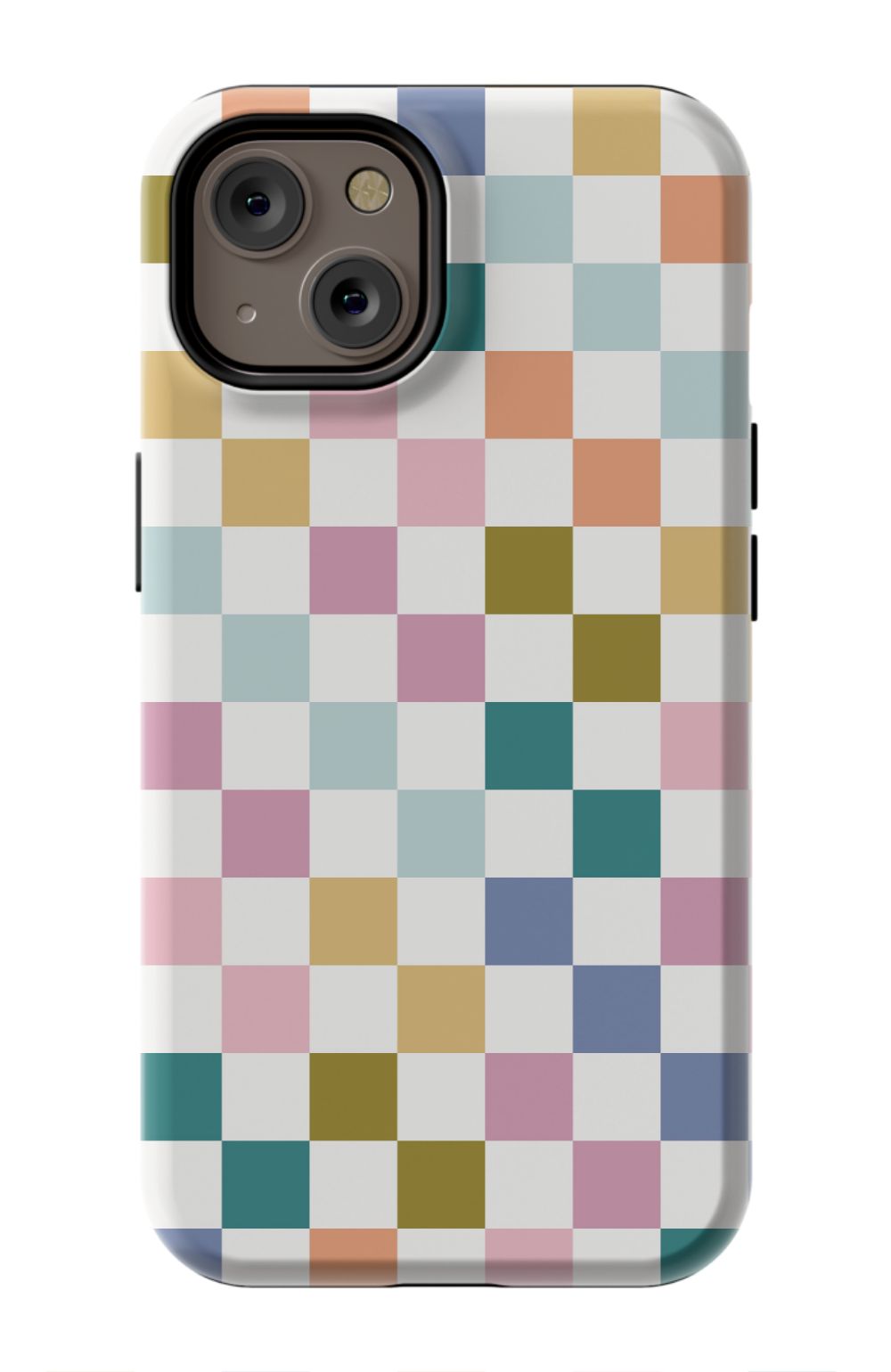 Colored Checkers iPhone Case