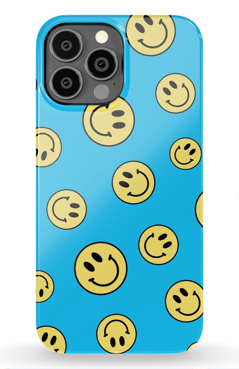 Blue Smiles iPhone Case