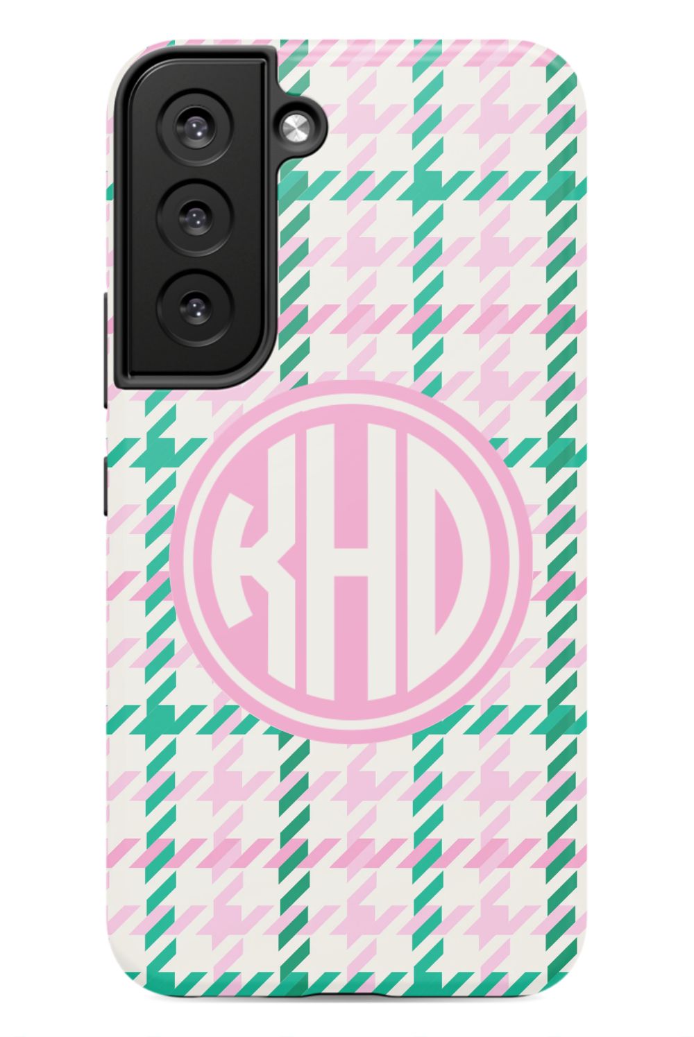 Christmas Houndstooth Monogram