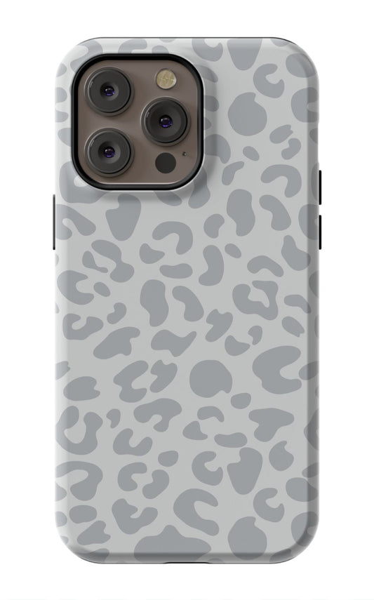 Grey Leopard iPhone Case