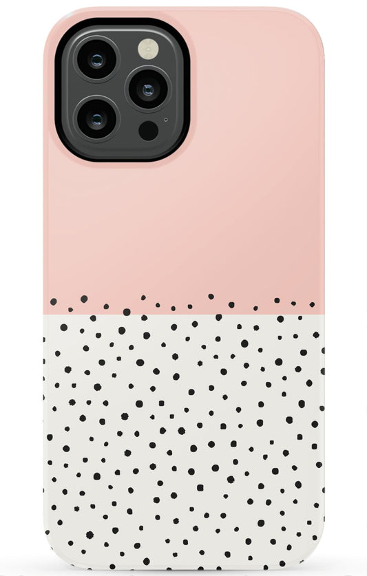 Dotty Peach iPhone Case