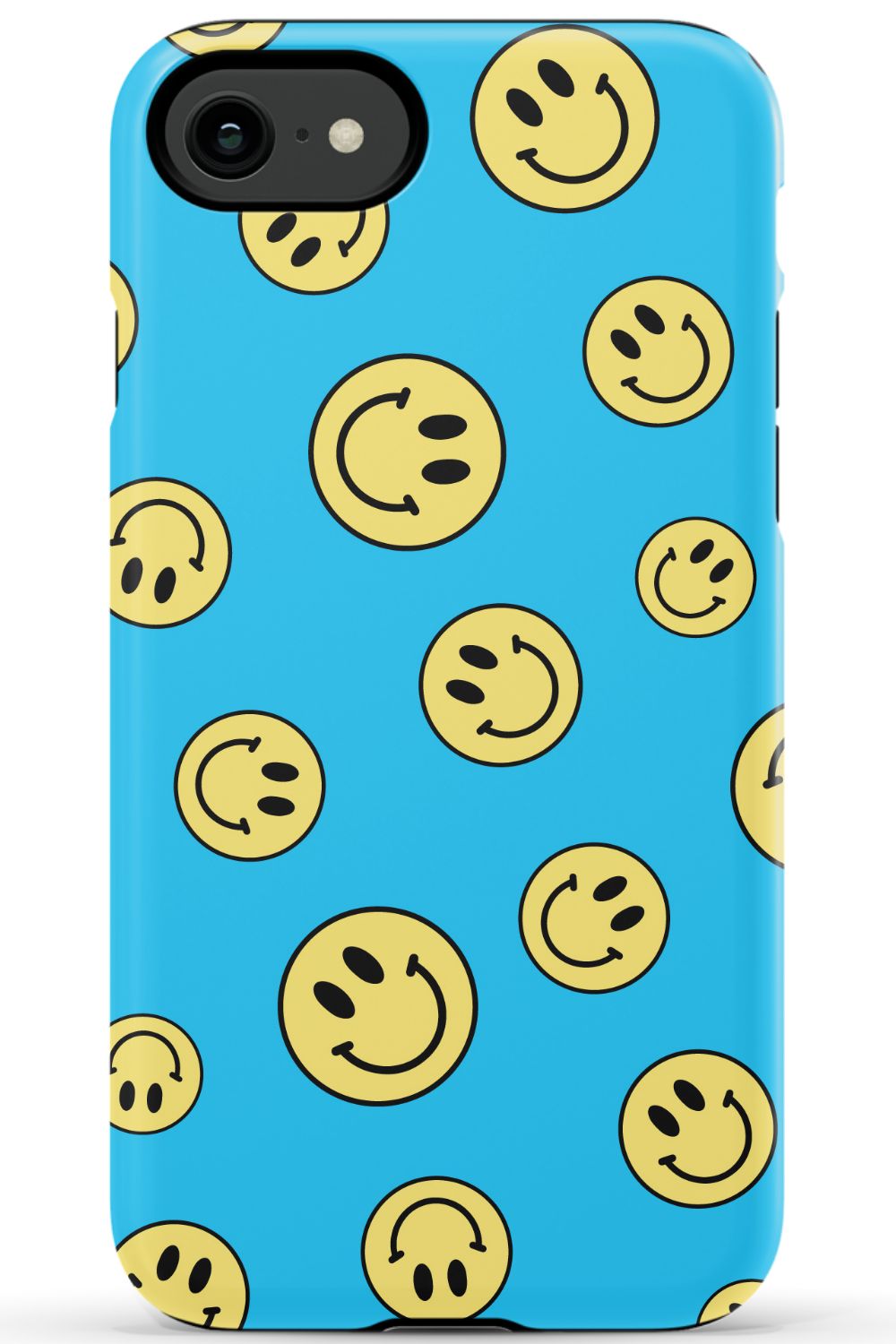 Blue Smiles iPhone Case