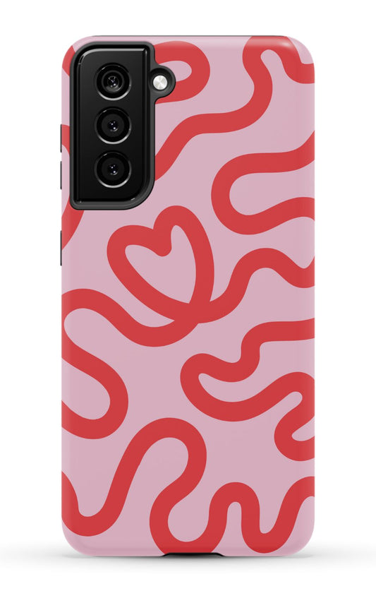 Loopy Heart Samsung Phone Case