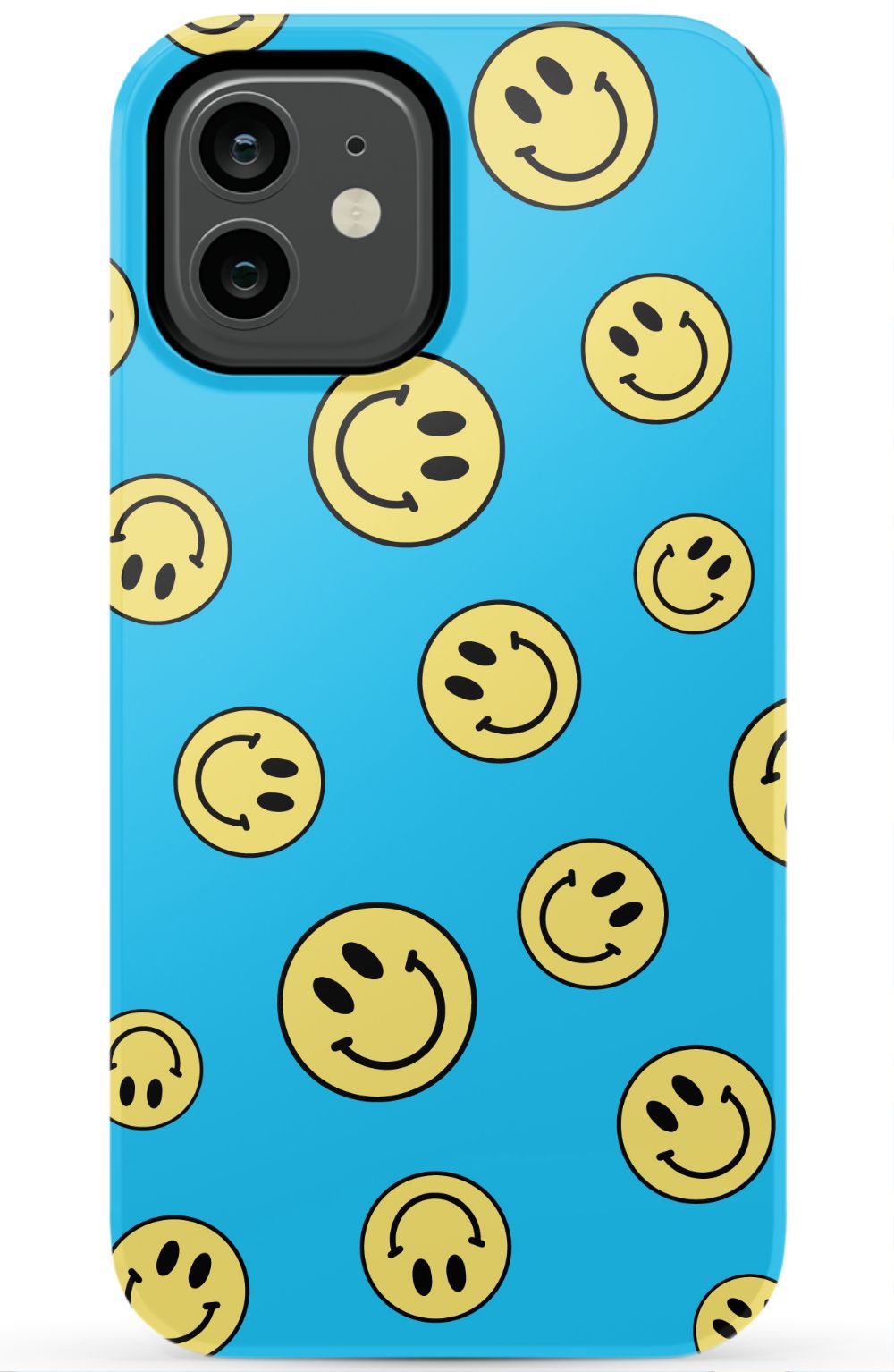Blue Smiles iPhone Case