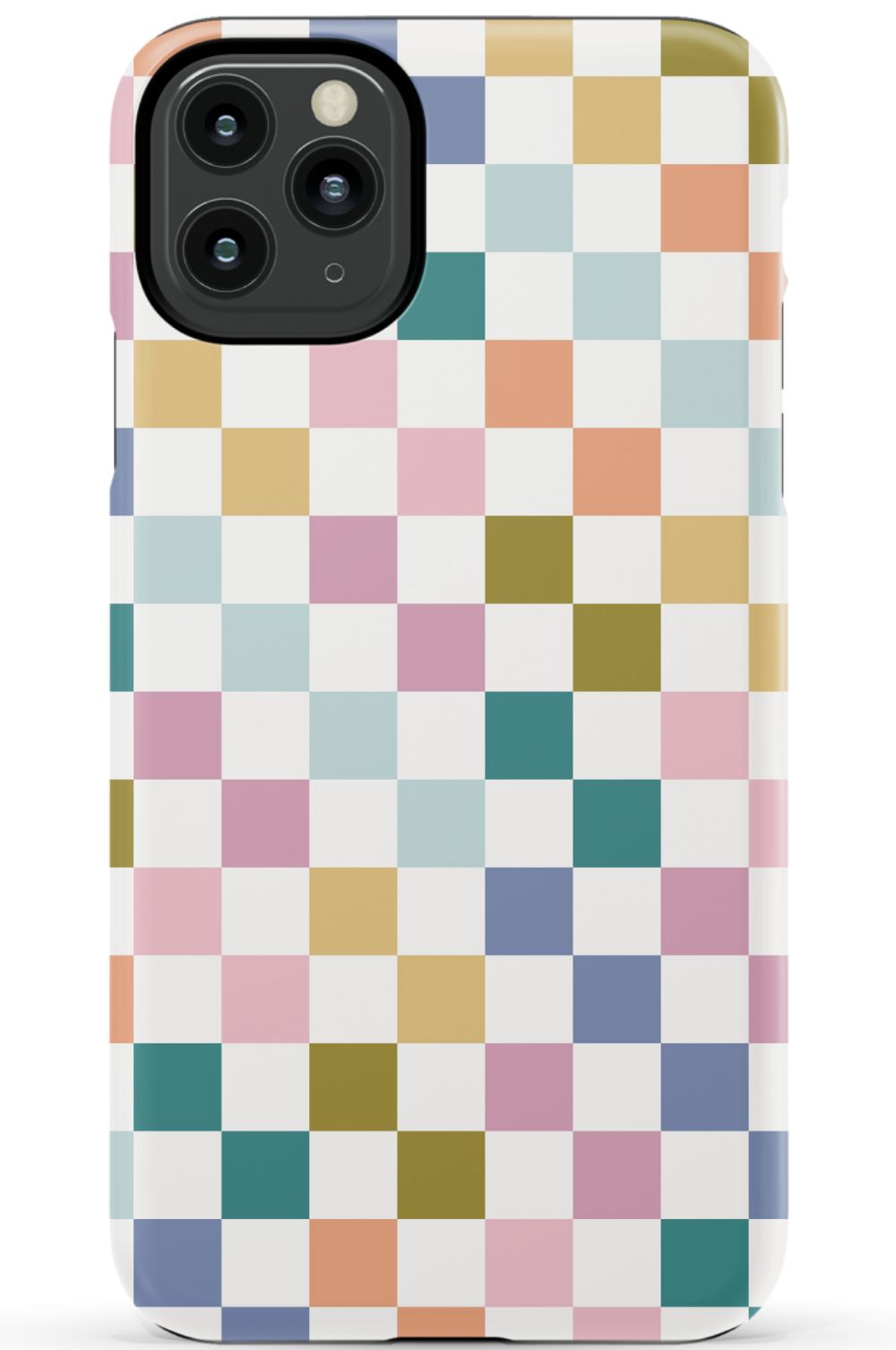 Colored Checkers iPhone Case