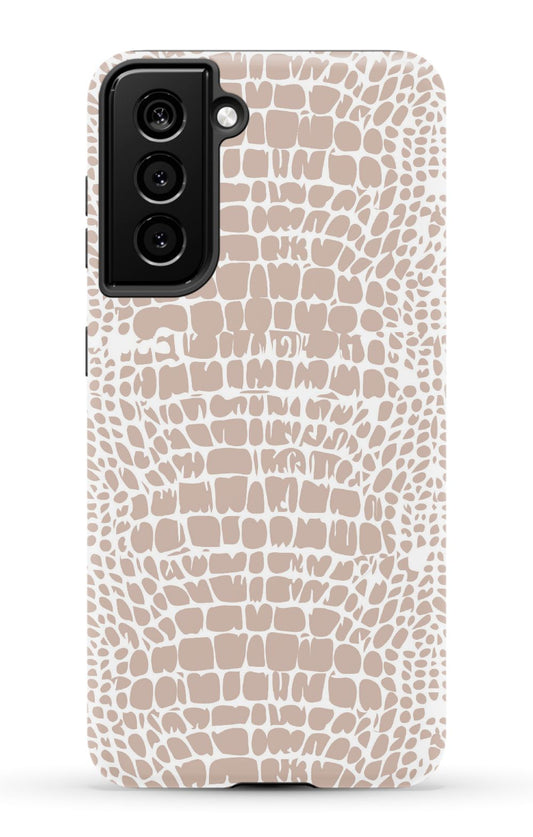 Nude Snakeskin Samsung Phone Case