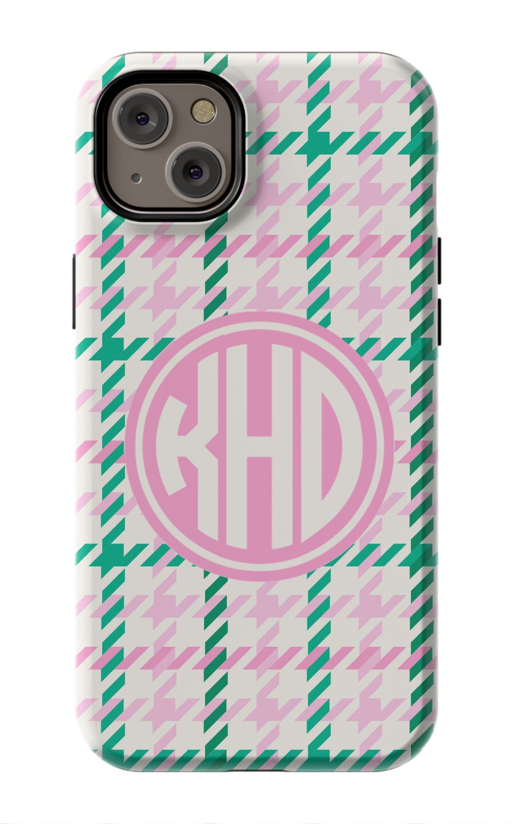 Christmas Houndstooth Monogram