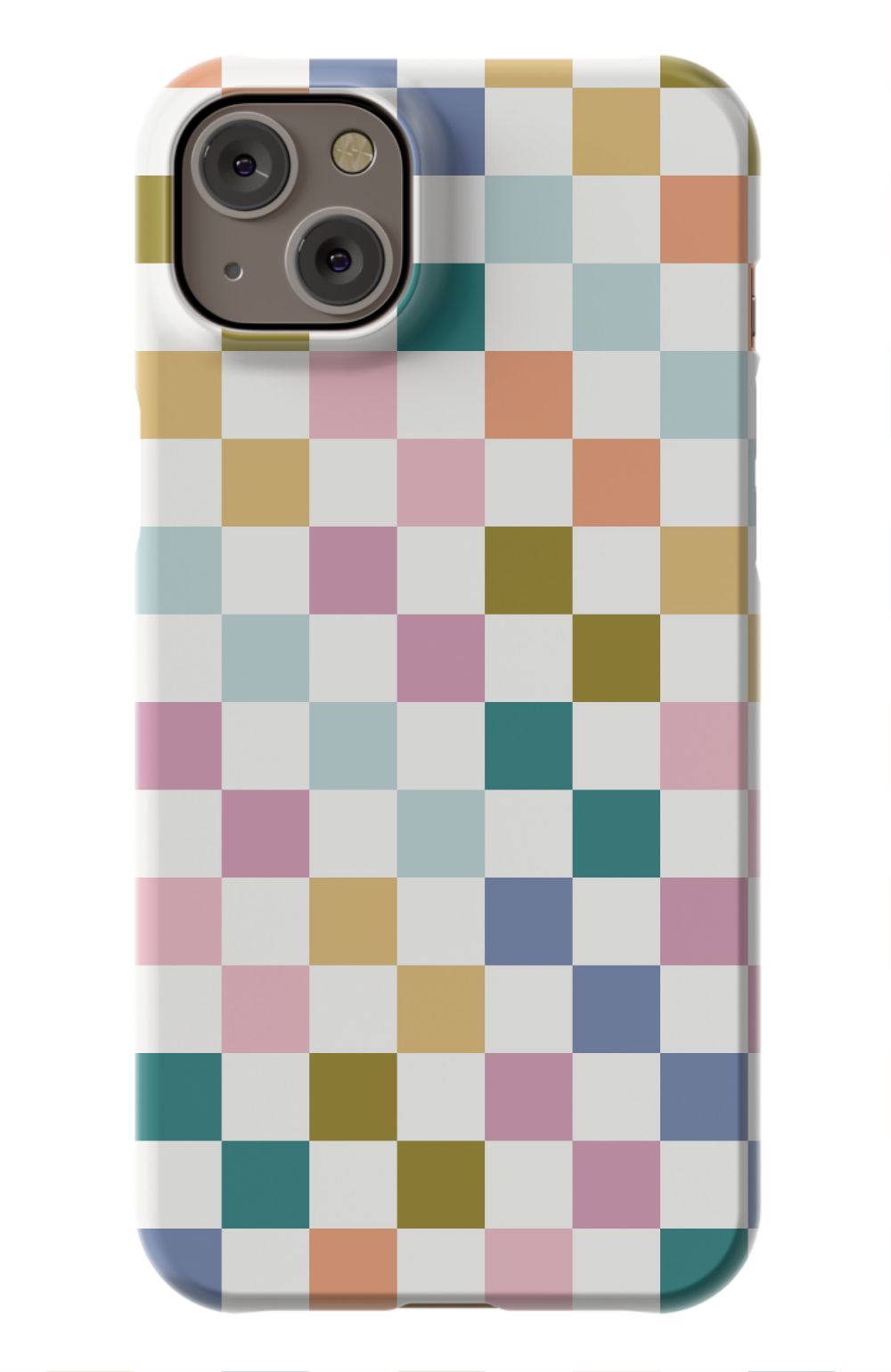 Colored Checkers iPhone Case